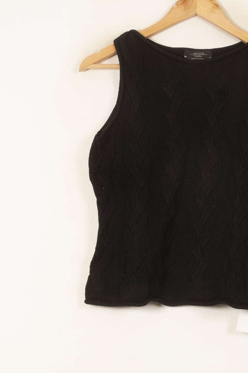 Débardeur Noir - Taille L/40 de la marque Max Mara | PARAD59437 - Vendu par Paradigme - Image 3
