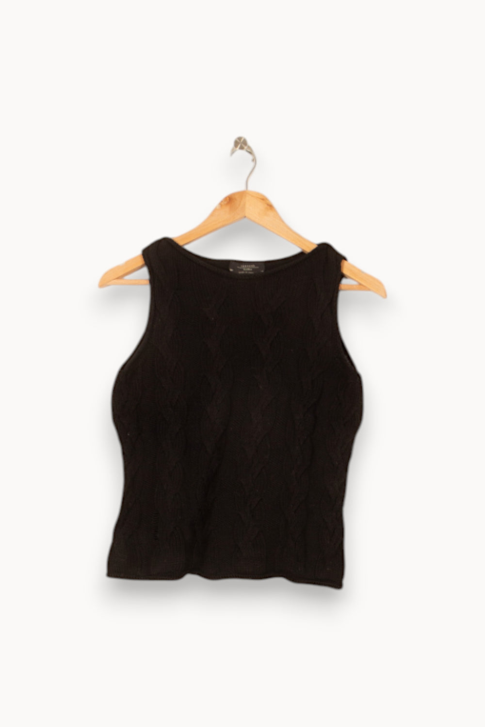 Débardeur Noir - Taille L/40 de la marque Max Mara | PARAD59437 - Vendu par Paradigme - Image 2