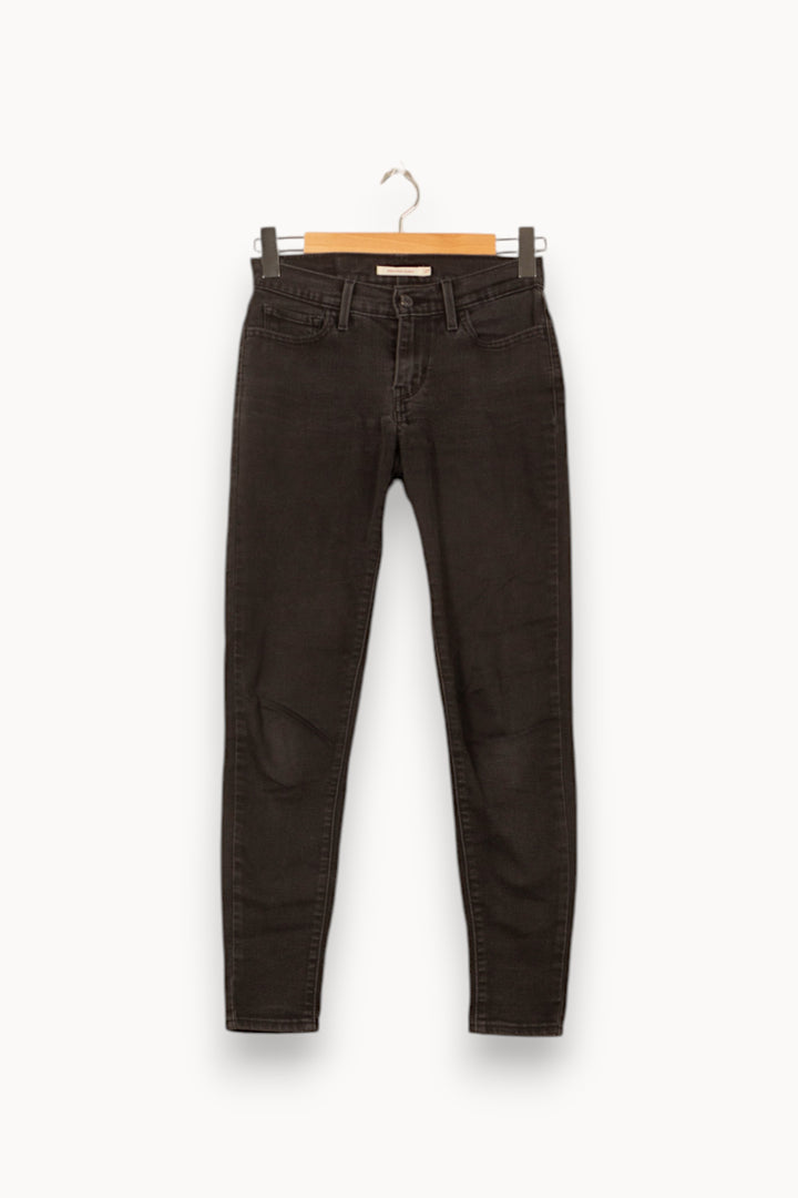 Jean Skinny Gris - Taille S/36 de la marque Levi's | PARAD59440 - Vendu par Paradigme - Image 2