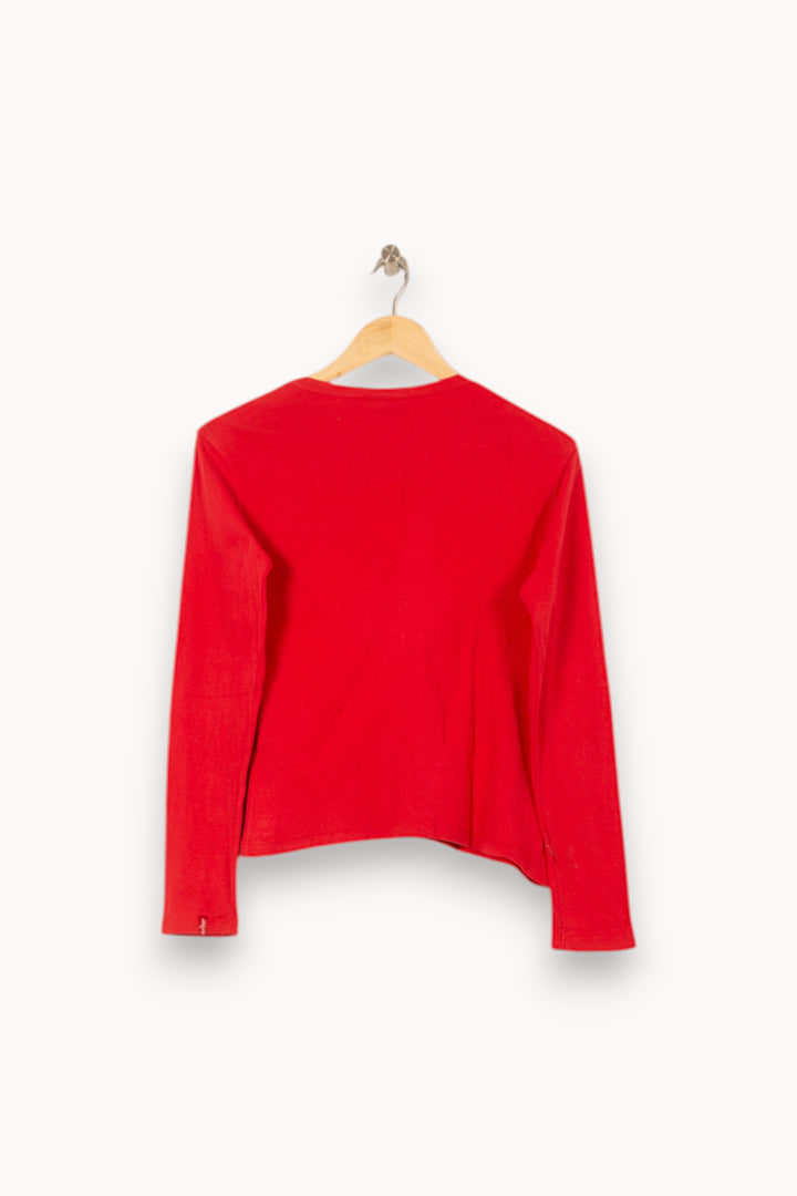 Tee-shirt Manches Longues Rouge - Taille M/38 de la marque Levi's | PARAD59443 - Vendu par Paradigme - Image 4