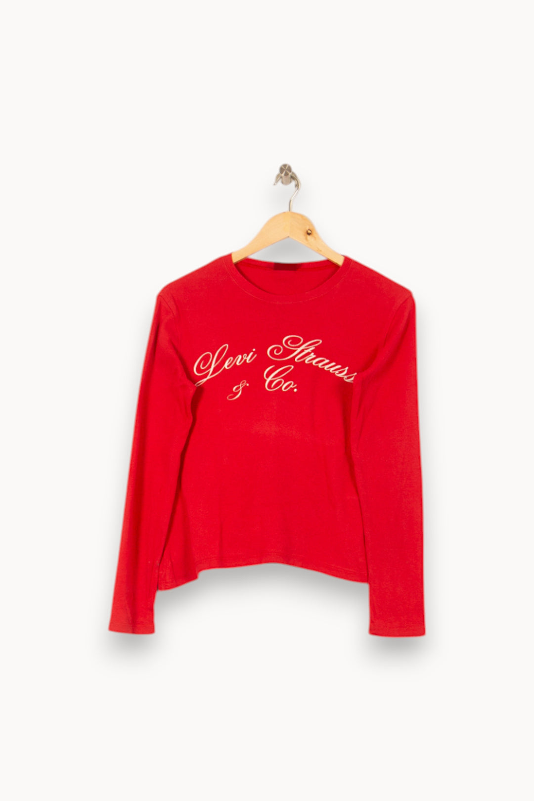 Tee-shirt Manches Longues Rouge - Taille M/38 de la marque Levi's | PARAD59443 - Vendu par Paradigme - Image 2