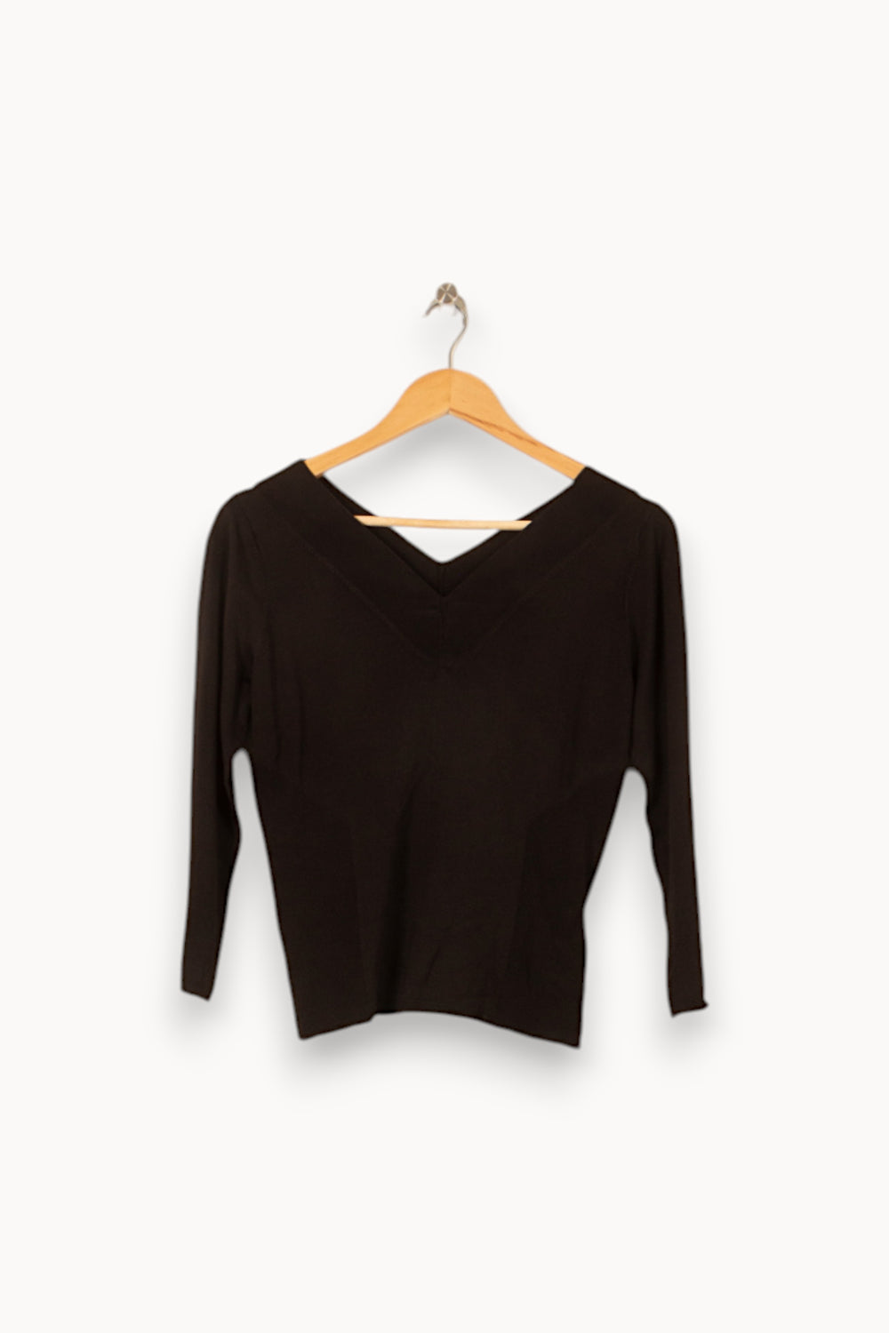 Pull Noir - Taille L/40 de la marque Gerard Darel | PARAD59444 - Vendu par Paradigme - Image 2