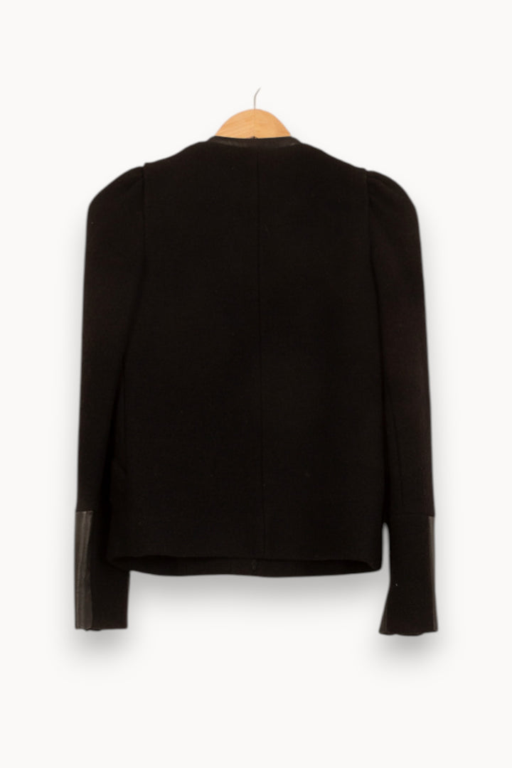 Veste Noire - Taille S/36 de la marque Maje | PARAD59448 - Vendu par Paradigme - Image 4