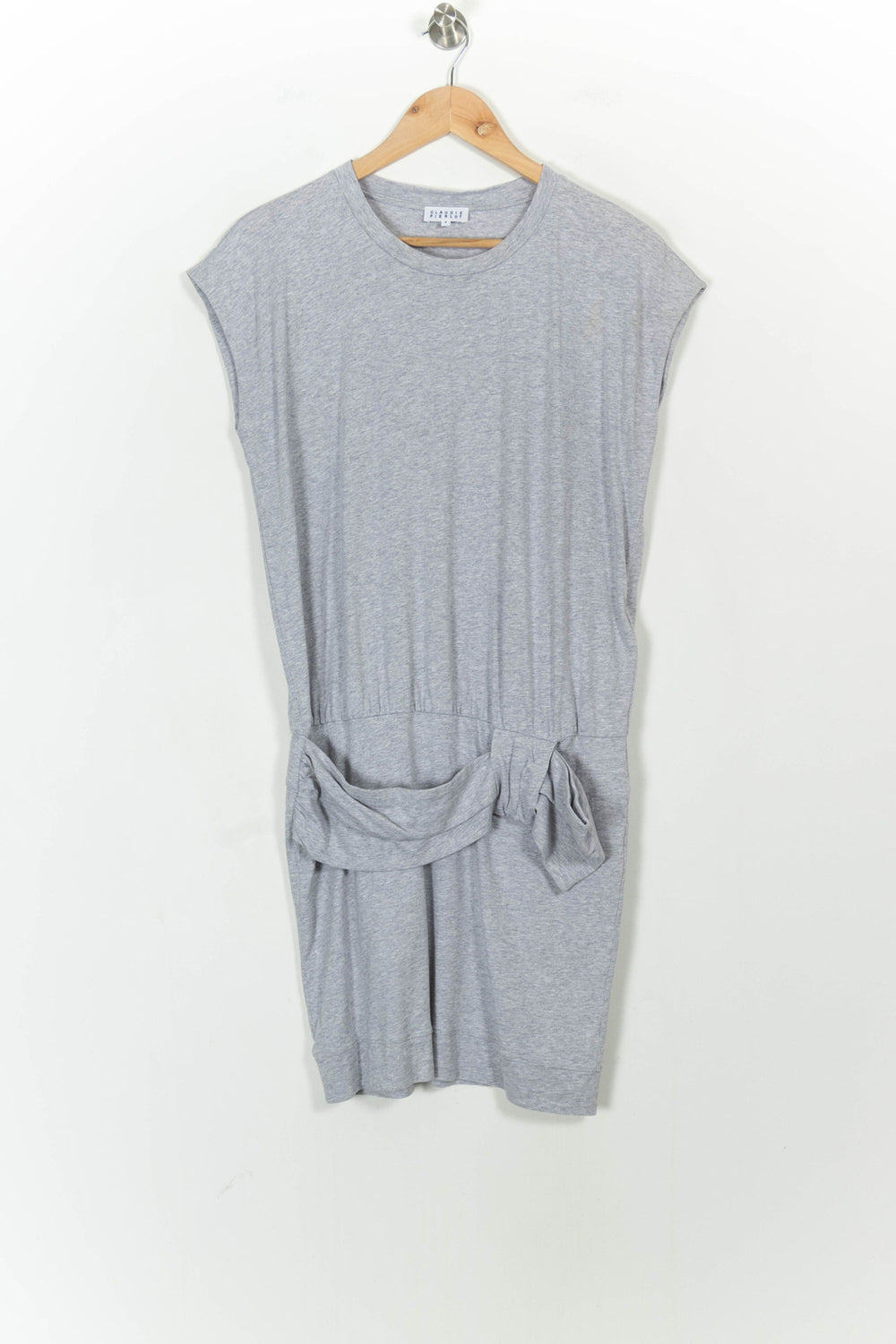 Robe T-shirt Grise - Taille M/38 de la marque Claudie Pierlot | PARAD59452 - Vendu par Paradigme - Image 2