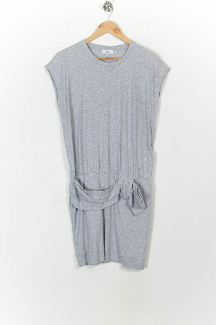 Robe T-shirt Grise - Taille M/38 de la marque Claudie Pierlot | PARAD59452 - Vendu par Paradigme - Image 2