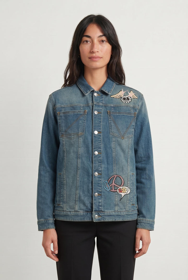 Veste en Jean Bleue - Taille XS/34 de la marque Zadig&Voltaire | PARAD59475 - Vendu par Paradigme - Image 1