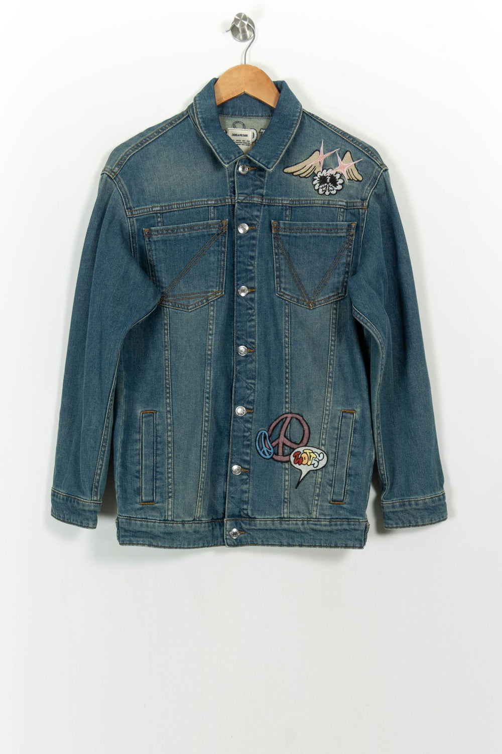 Veste en Jean Bleue - Taille XS/34 de la marque Zadig&Voltaire | PARAD59475 - Vendu par Paradigme - Image 2
