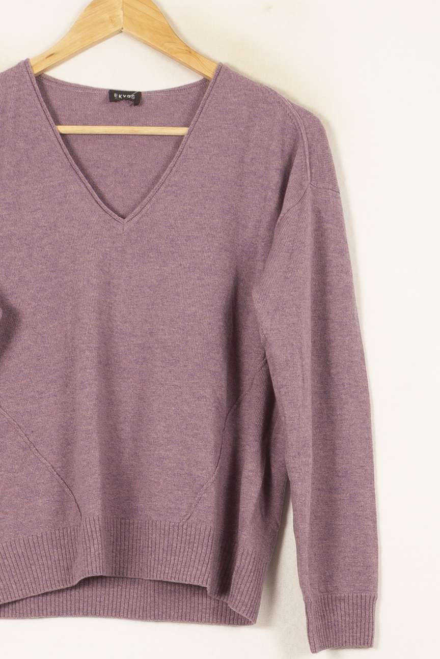 Pull Violet - Taille S/36 de la marque Ekyog | PARAD59478 - Vendu par Paradigme - Image 3