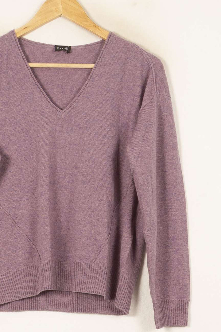 Pull Violet - Taille S/36 de la marque Ekyog | PARAD59478 - Vendu par Paradigme - Image 3