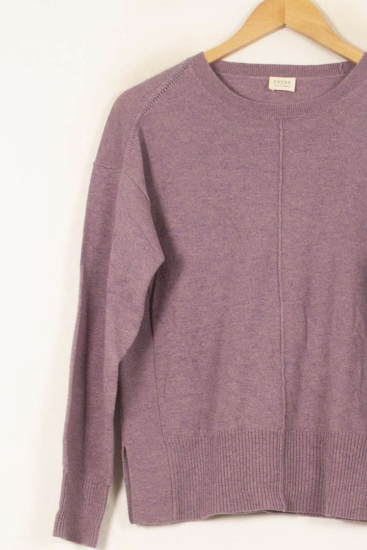 Pull Violet - Taille S/36 de la marque Ekyog | PARAD59482 - Vendu par Paradigme - Image 3