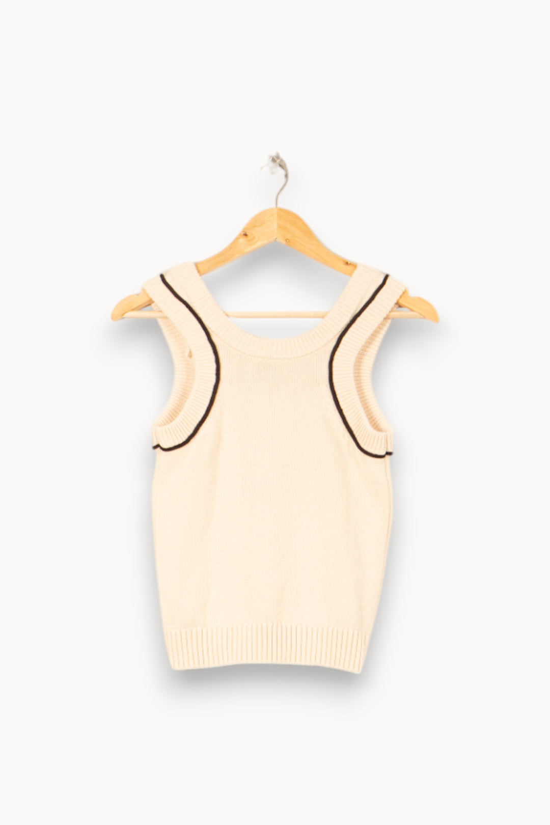 Débardeur en Laine Beige - Taille S/36 de la marque Ekyog | PARAD59484 - Vendu par Paradigme - Image 4