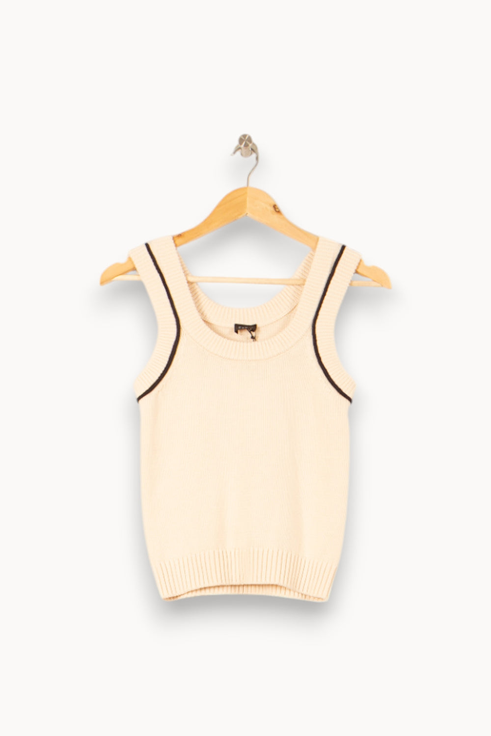 Débardeur en Laine Beige - Taille S/36 de la marque Ekyog | PARAD59484 - Vendu par Paradigme - Image 2