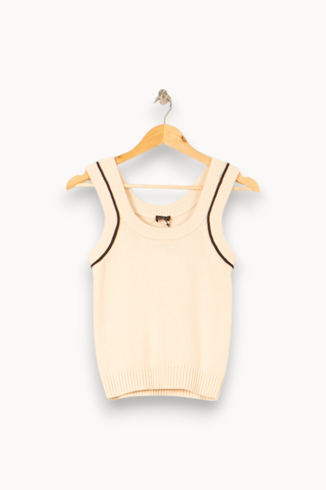 Débardeur en Laine Beige - Taille S/36 de la marque Ekyog | PARAD59484 - Vendu par Paradigme - Image 2