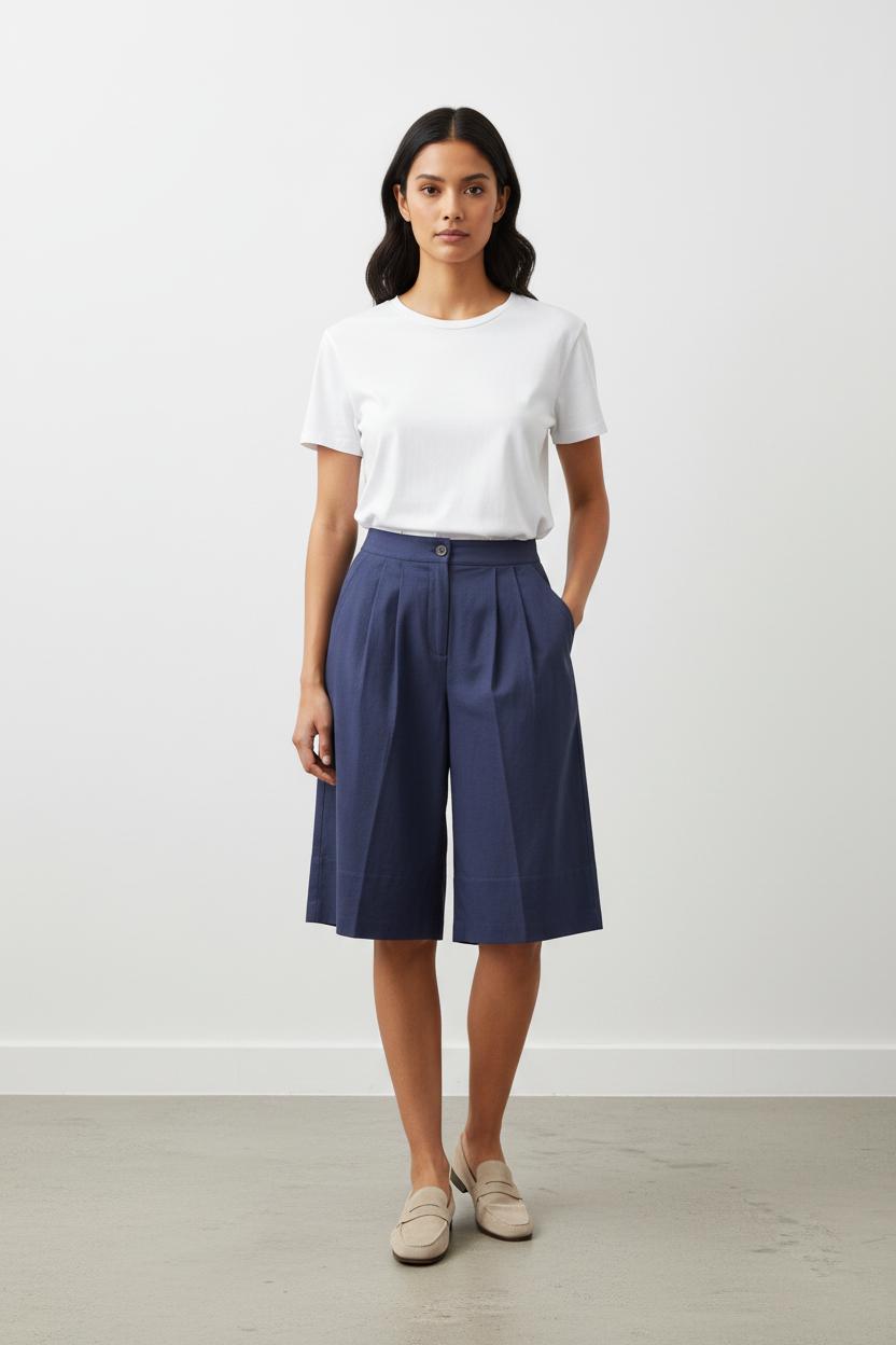 Bermuda Bleu - Taille S/36