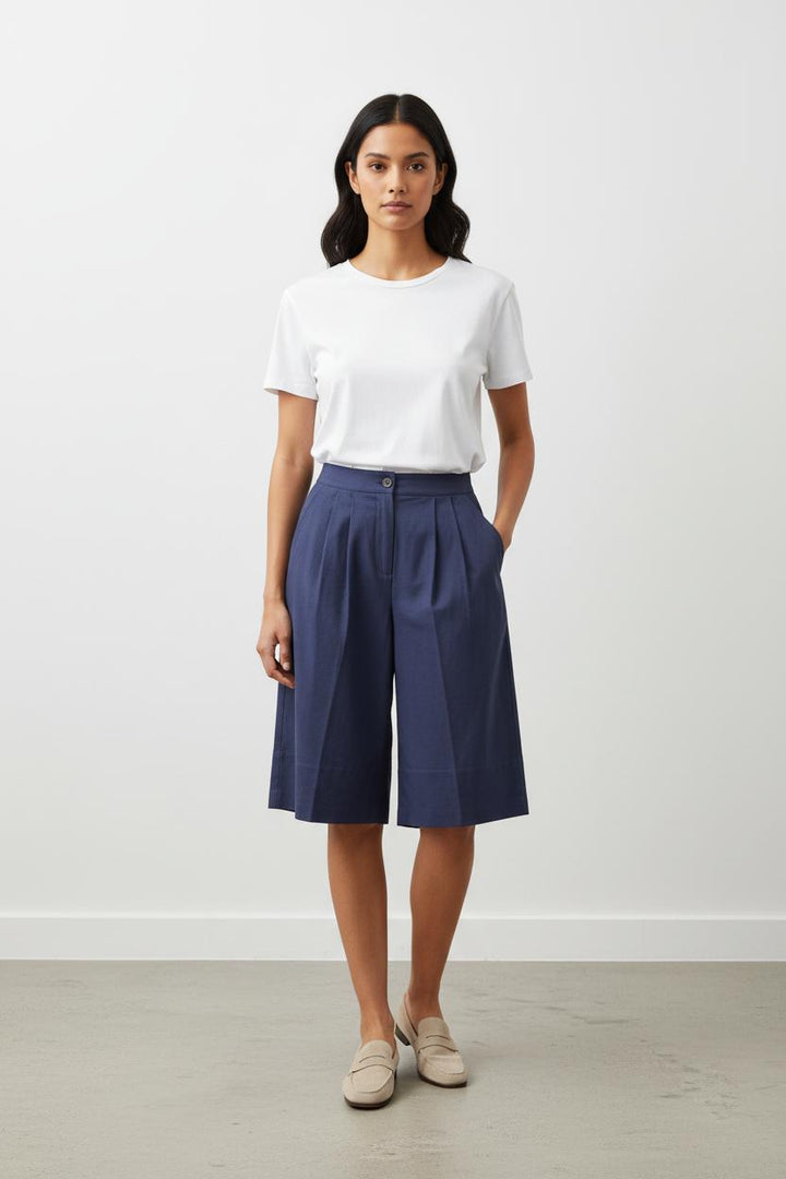 Bermuda Bleu - Taille S/36