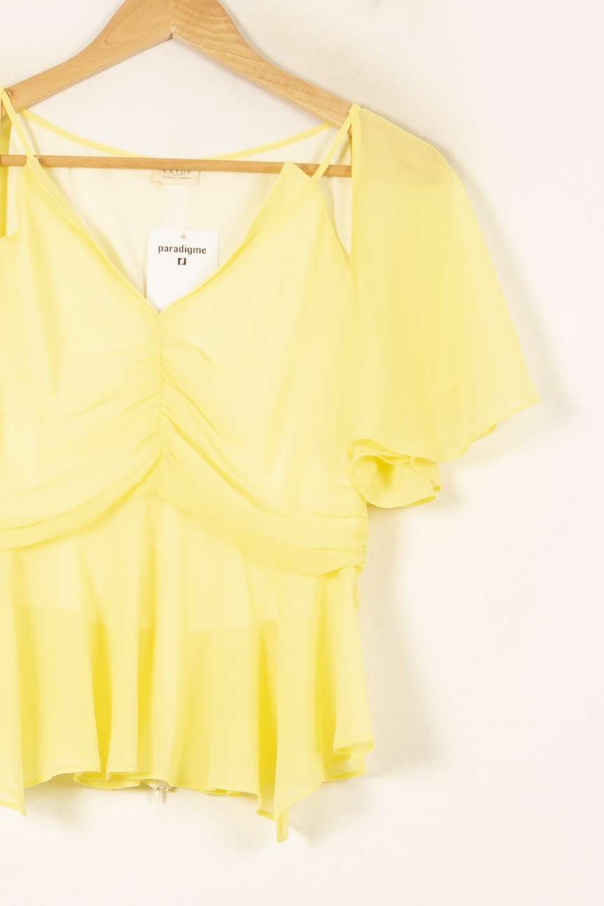 Blouse Jaune - Taille S/36 de la marque Ekyog | PARAD59489 - Vendu par Paradigme - Image 3