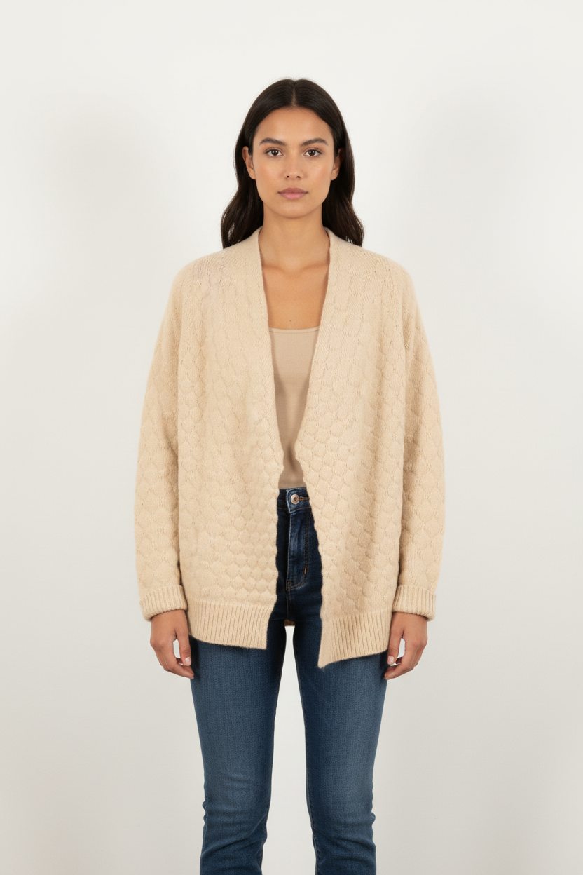 Cardigan Beige - Taille S/36