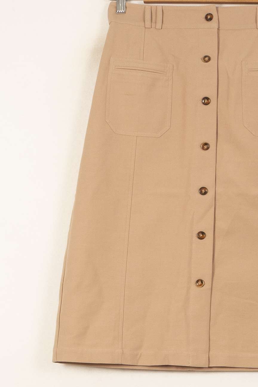Jupe Boutonnée Beige - Taille S/36 de la marque Ekyog | PARAD59521 - Vendu par Paradigme - Image 3