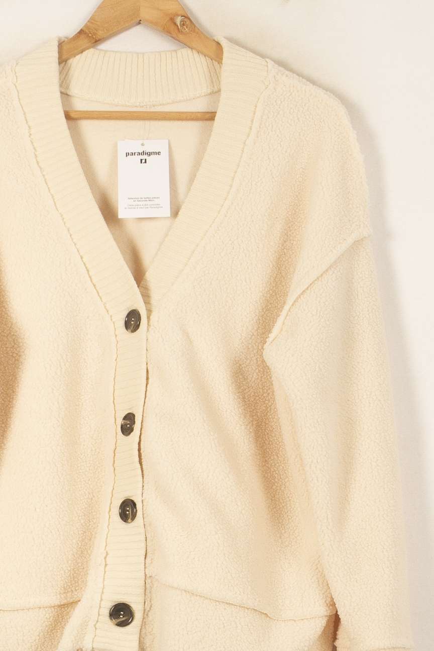 Cardigan Beige - Taille XS/34 de la marque Imprevu | PARAD59527 - Vendu par Paradigme - Image 3