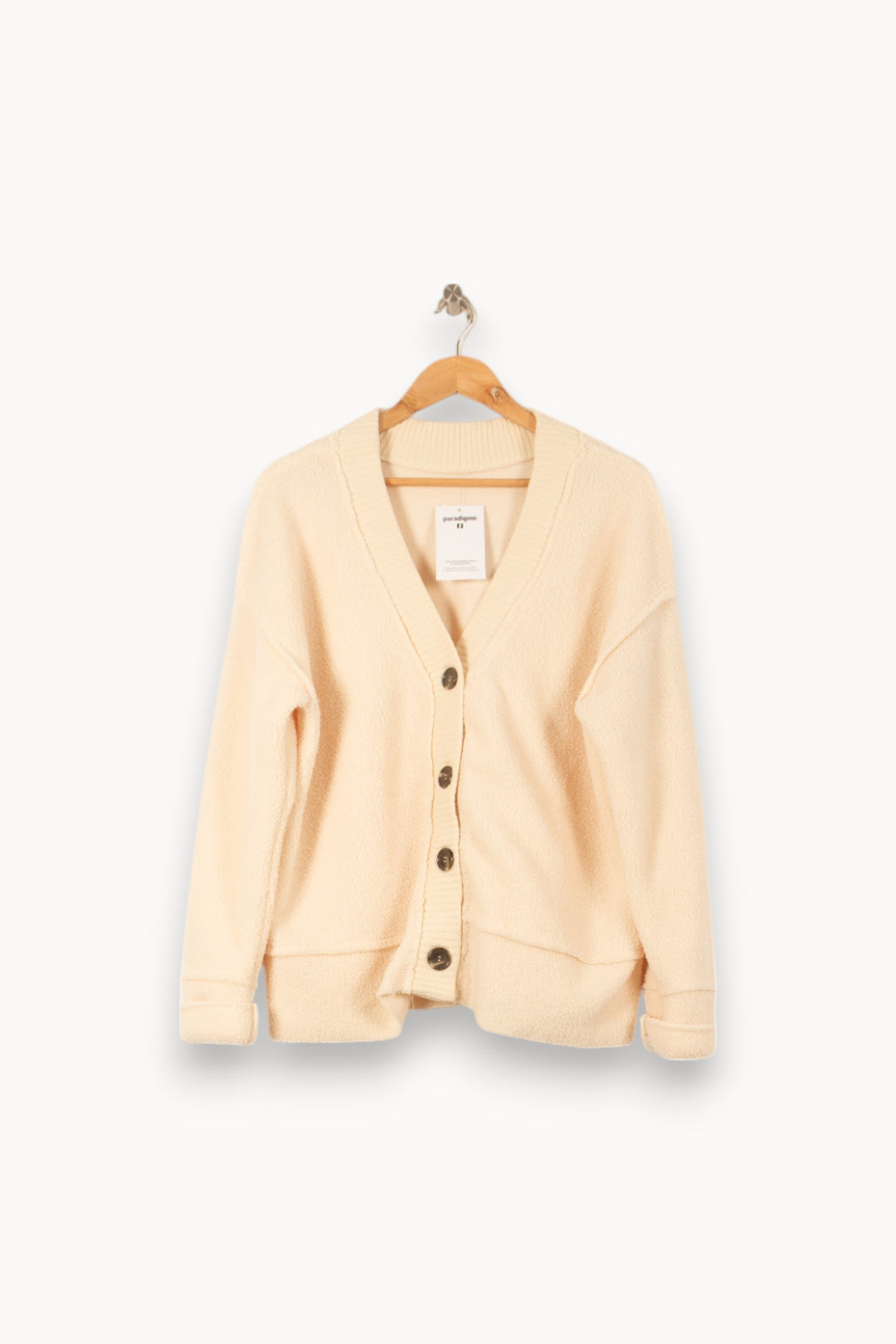 Cardigan Beige - Taille XS/34 de la marque Imprevu | PARAD59527 - Vendu par Paradigme - Image 2