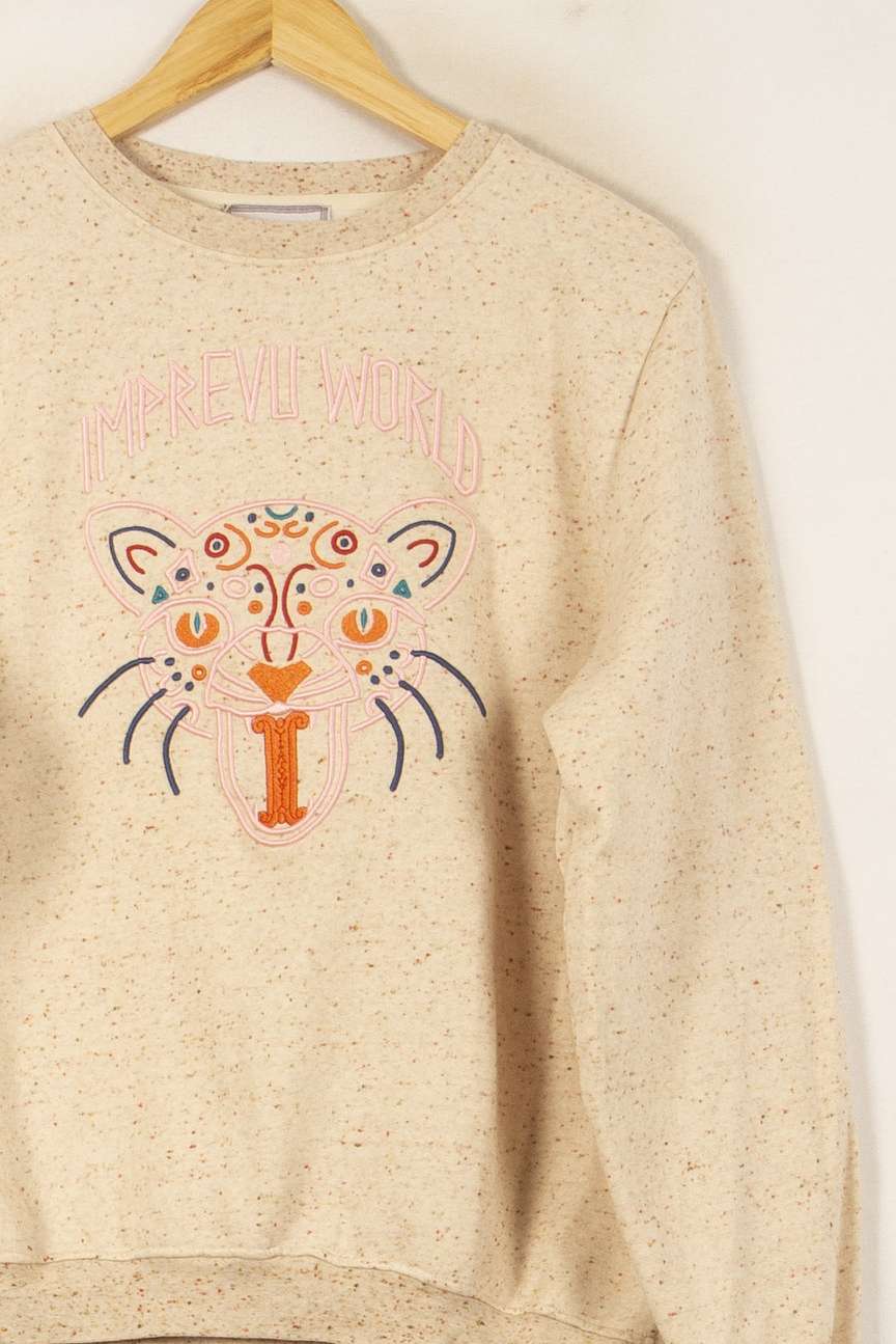 Sweatshirt Beige - Taille S/36 de la marque Imprevu | PARAD59529 - Vendu par Paradigme - Image 3