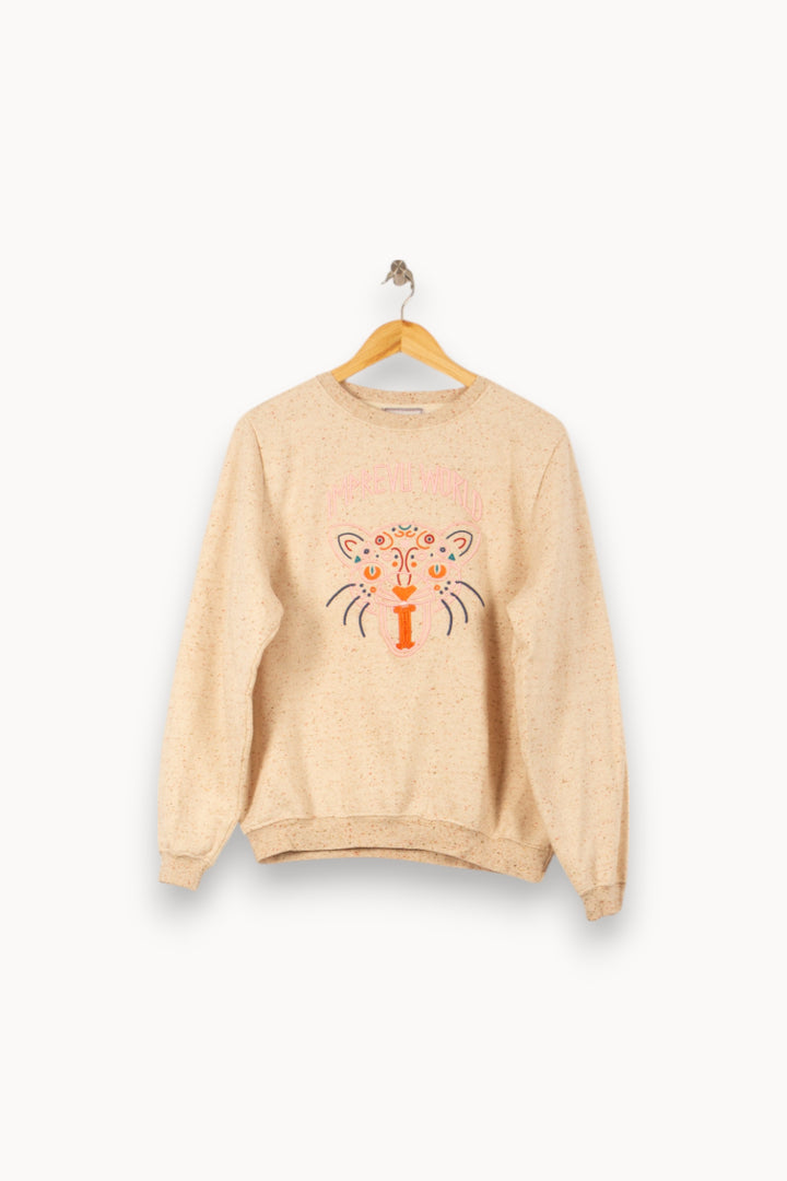 Sweatshirt Beige - Taille S/36 de la marque Imprevu | PARAD59529 - Vendu par Paradigme - Image 2