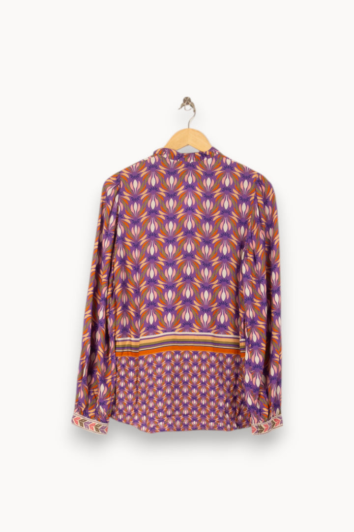 Blouse Violette et Orange - Taille S/36 de la marque Imprevu | PARAD59530 - Vendu par Paradigme - Image 4