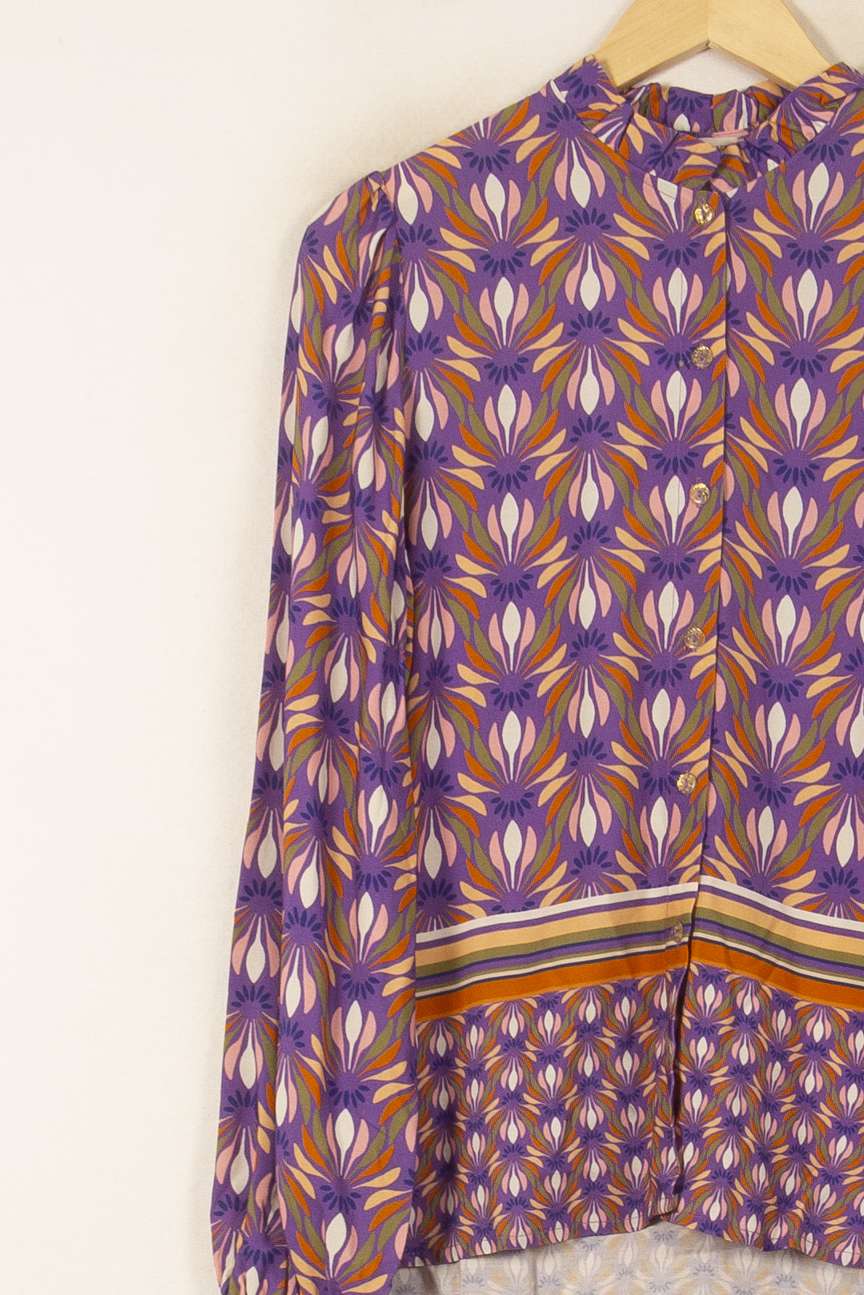 Blouse Violette et Orange - Taille S/36 de la marque Imprevu | PARAD59530 - Vendu par Paradigme - Image 3