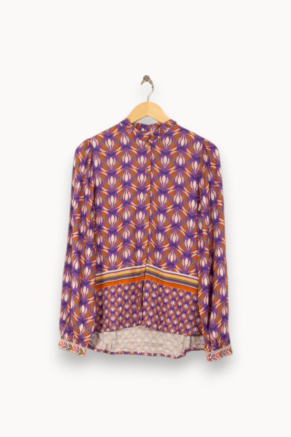 Blouse Violette et Orange - Taille S/36 de la marque Imprevu | PARAD59530 - Vendu par Paradigme - Image 2