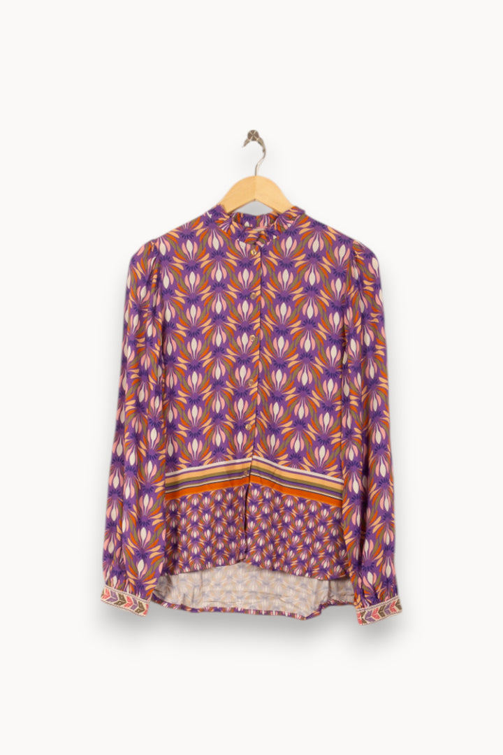 Blouse Violette et Orange - Taille S/36 de la marque Imprevu | PARAD59530 - Vendu par Paradigme - Image 2