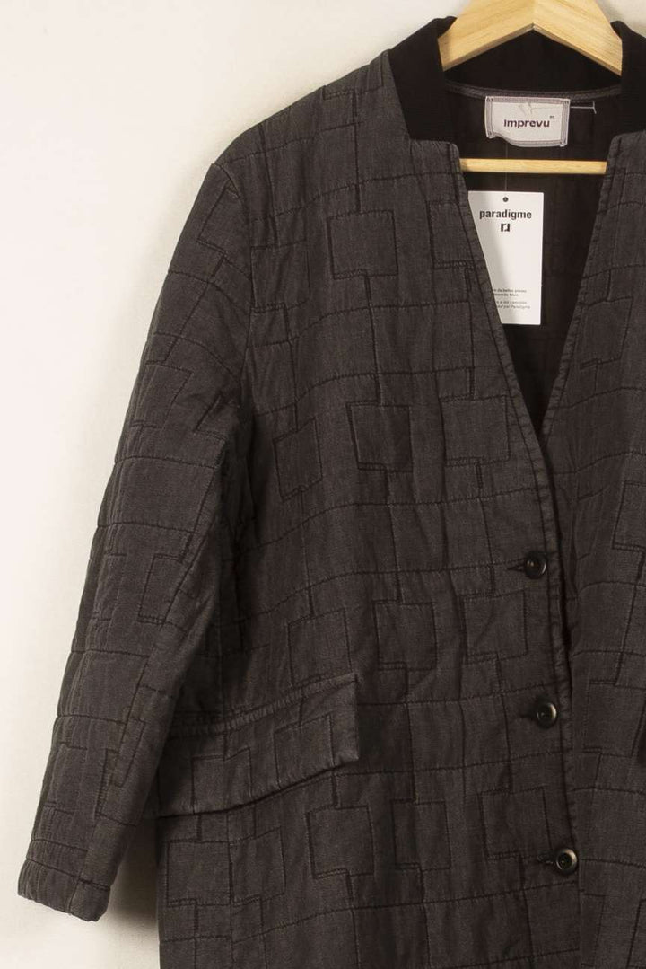 Manteau Gris - Taille S/36 de la marque Imprevu | PARAD59532 - Vendu par Paradigme - Image 3