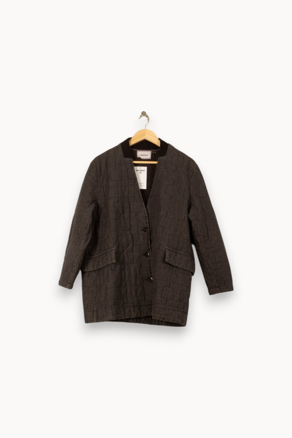 Manteau Gris - Taille S/36 de la marque Imprevu | PARAD59532 - Vendu par Paradigme - Image 2