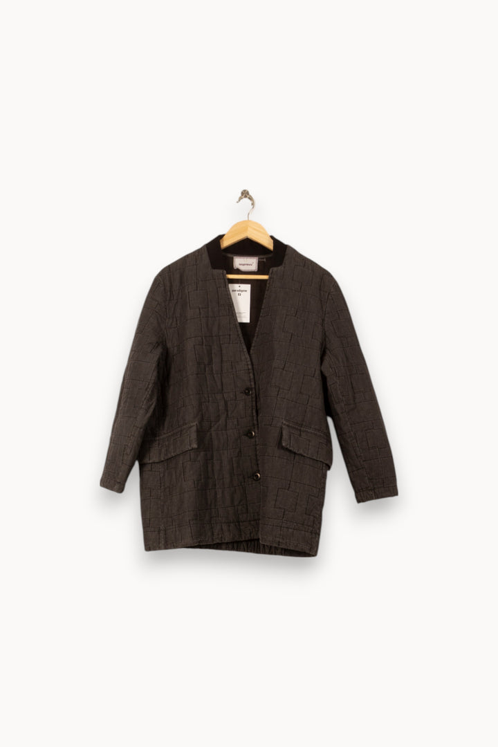 Manteau Gris - Taille S/36 de la marque Imprevu | PARAD59532 - Vendu par Paradigme - Image 2