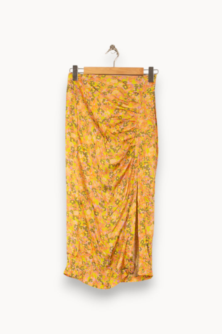 Jupe Longue Jaune et Rose - Taille XS/34 de la marque Imprevu | PARAD59534 - Vendu par Paradigme - Image 2
