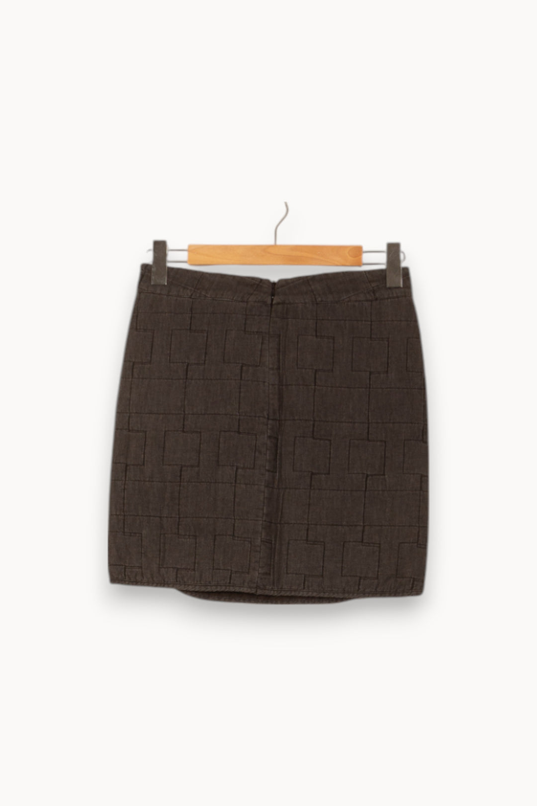 Jupe Courte Grise - Taille S/36 de la marque Imprevu | PARAD59536 - Vendu par Paradigme - Image 4