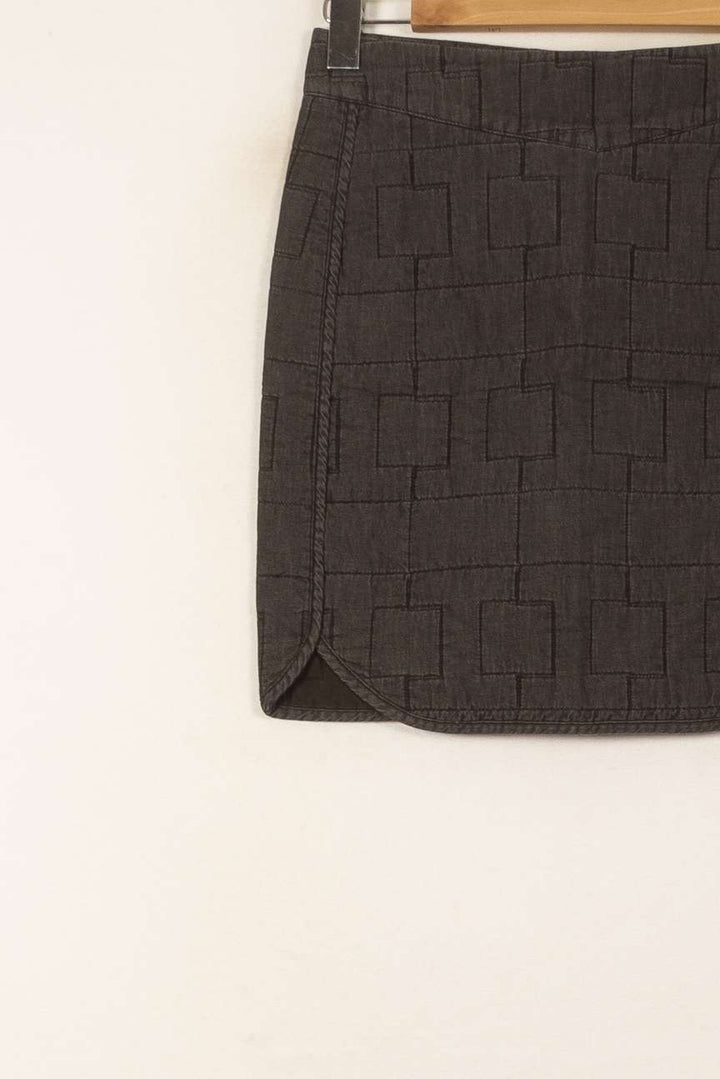 Jupe Courte Grise - Taille S/36 de la marque Imprevu | PARAD59536 - Vendu par Paradigme - Image 3