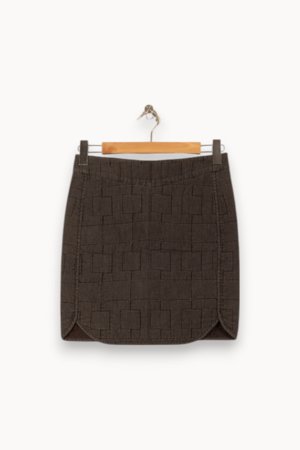 Jupe Courte Grise - Taille S/36 de la marque Imprevu | PARAD59536 - Vendu par Paradigme - Image 2