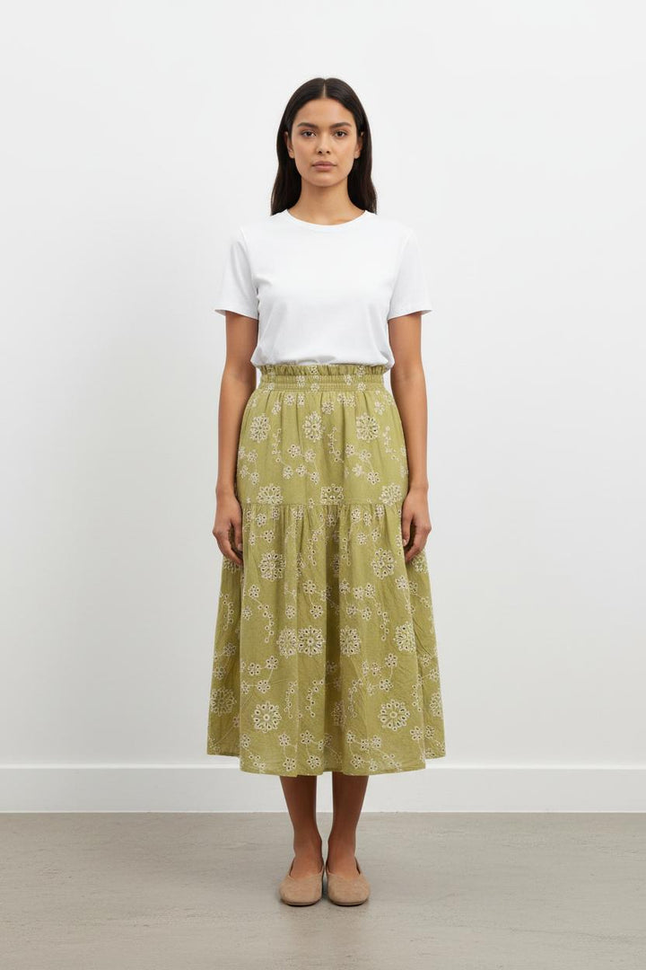 Jupe Longue Verte - Taille S/36