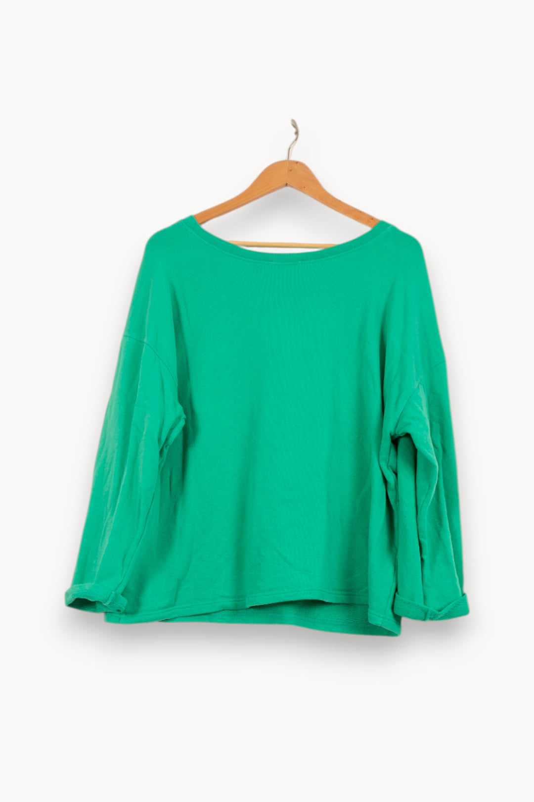 Sweatshirt Vert - Taille S/36 de la marque American Vintage | PARAD59555 - Vendu par Paradigme - Image 4