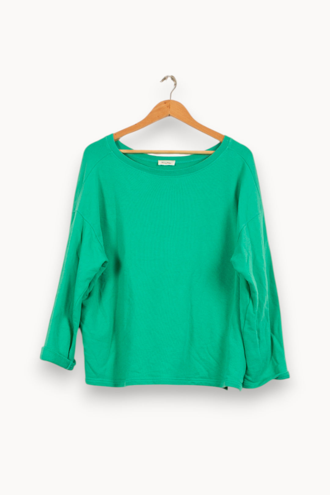 Sweatshirt Vert - Taille S/36 de la marque American Vintage | PARAD59555 - Vendu par Paradigme - Image 2