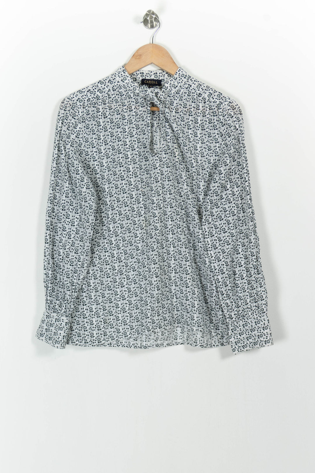 Blouse Blanche et Noire - Taille XL/42 de la marque Caroll | PARAD59558 - Vendu par Paradigme - Image 2