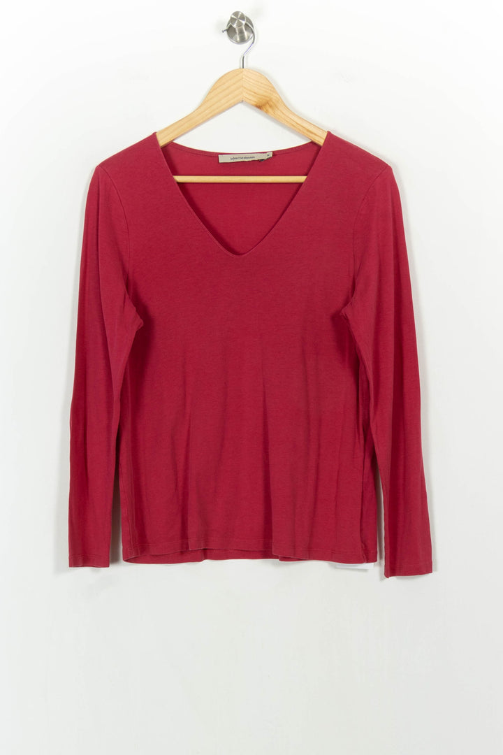 Tee-shirt Rouge - Taille M/38 de la marque La Fée Maraboutée | PARAD59563 - Vendu par Paradigme - Image 2