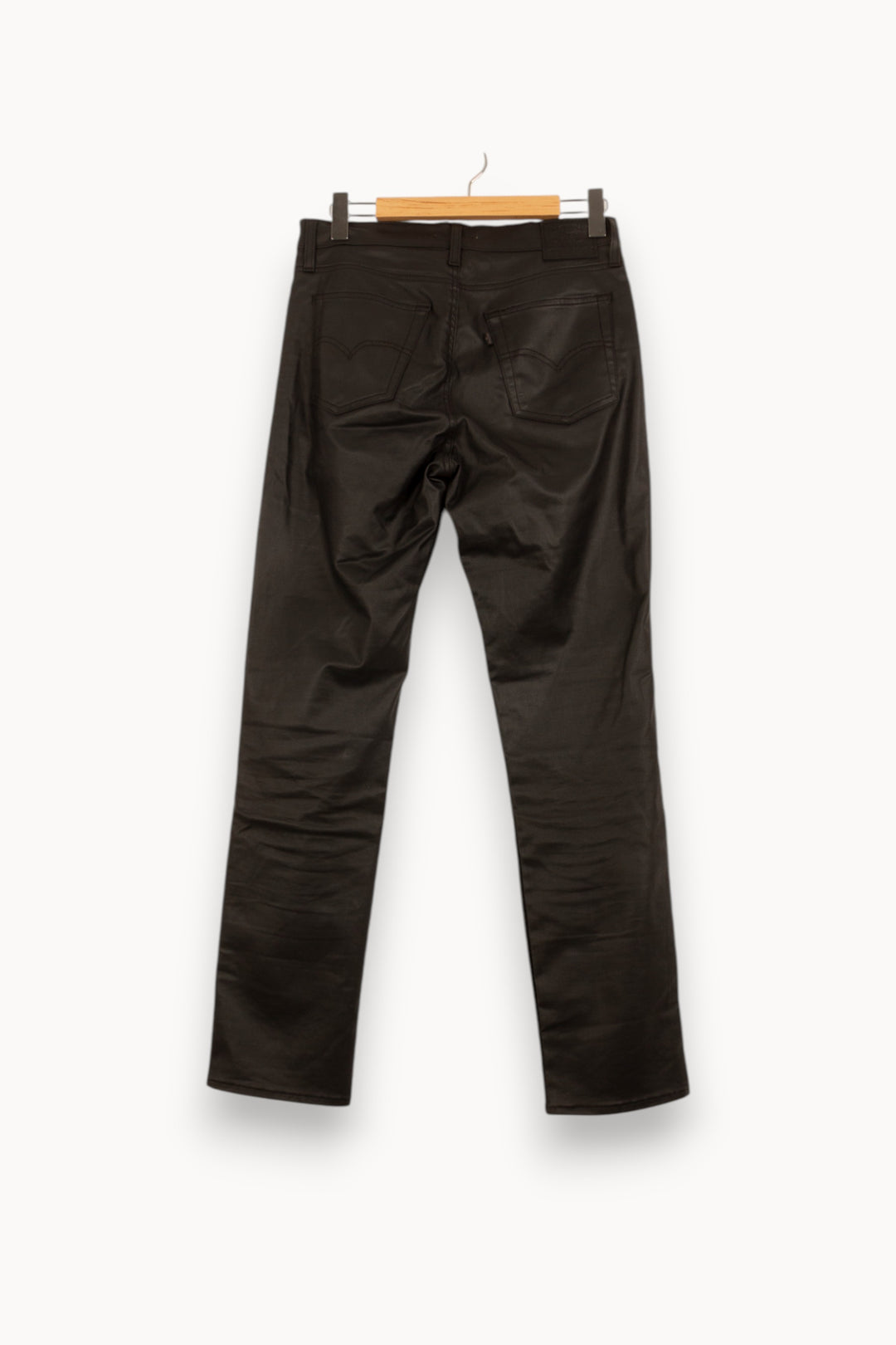Jean Droit Noir - Taille L/40 de la marque Levi's | PARAD59583 - Vendu par Paradigme - Image 4