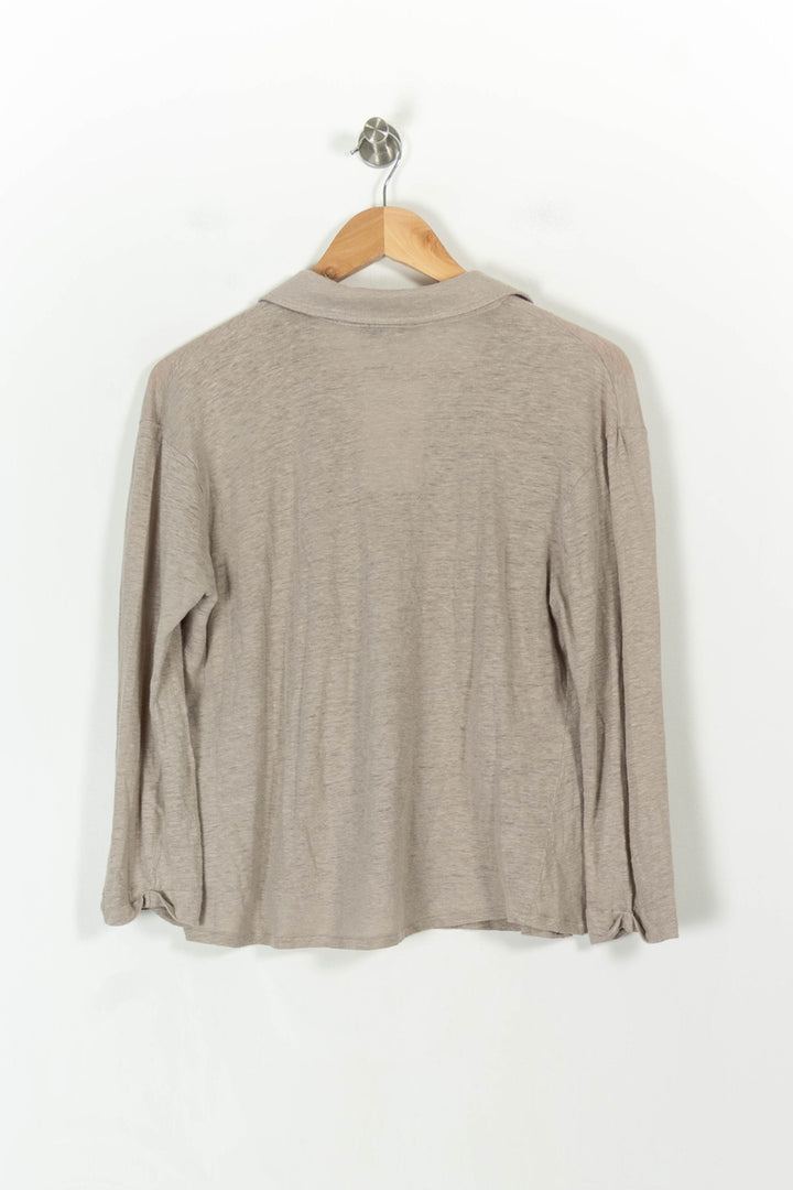 Chemise Beige - Taille L/40 de la marque Gerard Darel | PARAD59586 - Vendu par Paradigme - Image 4