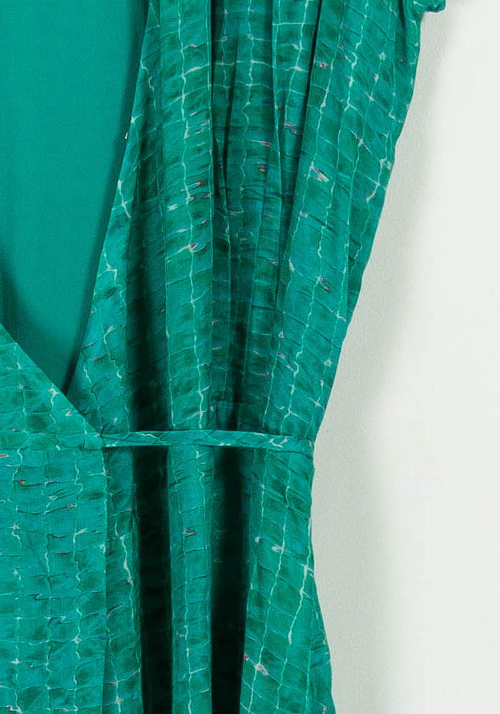 Robe Longue Verte - Taille M/38 de la marque Soi Paris | PARAD59593 - Vendu par Paradigme - Image 3