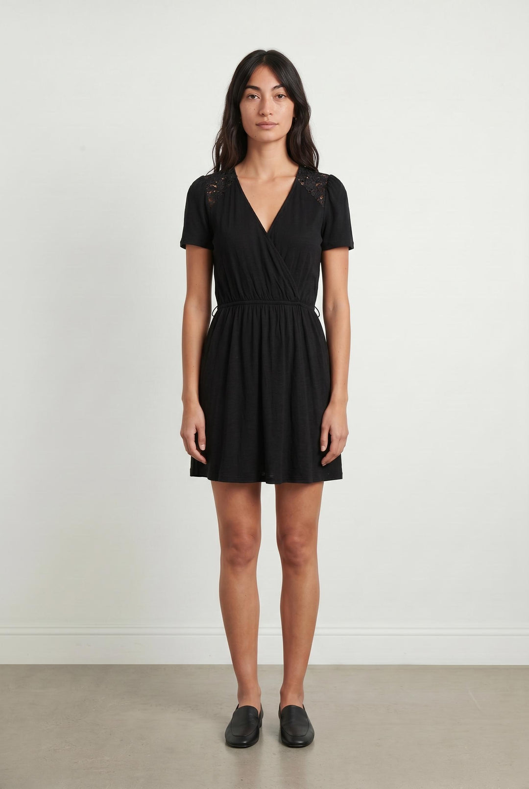 Robe Empire Noire - Taille XS/34 de la marque Des petits hauts | PARAD59598 - Vendu par Paradigme - Image 1