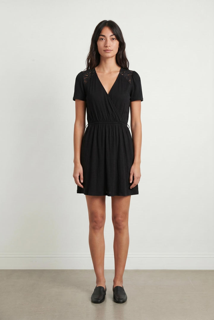 Robe Empire Noire - Taille XS/34 de la marque Des petits hauts | PARAD59598 - Vendu par Paradigme - Image 1