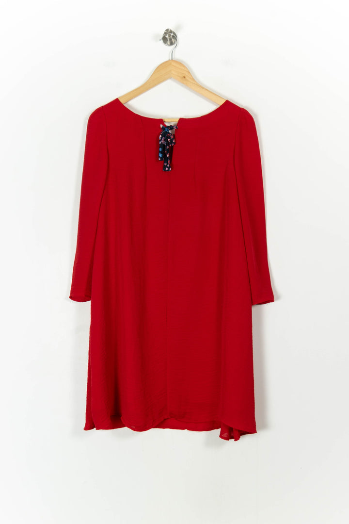 Robe Midi Rouge - Taille S/36 de la marque Claudie Pierlot | PARAD59600 - Vendu par Paradigme - Image 4