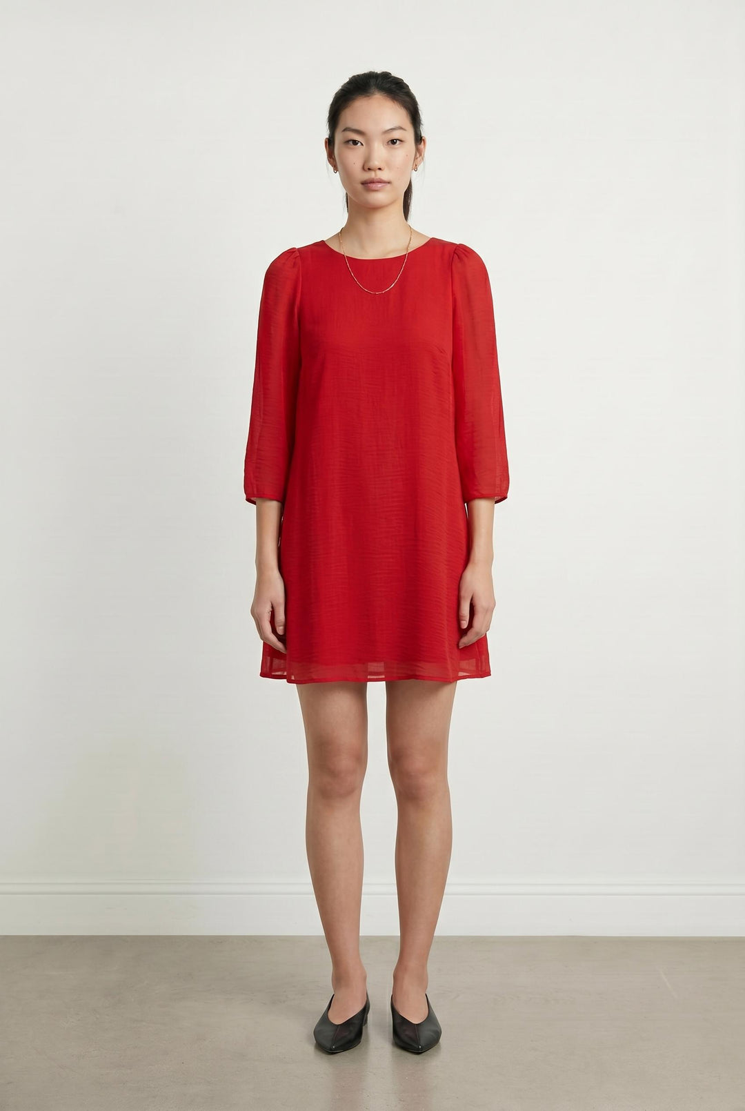 Robe Midi Rouge - Taille S/36 de la marque Claudie Pierlot | PARAD59600 - Vendu par Paradigme - Image 1