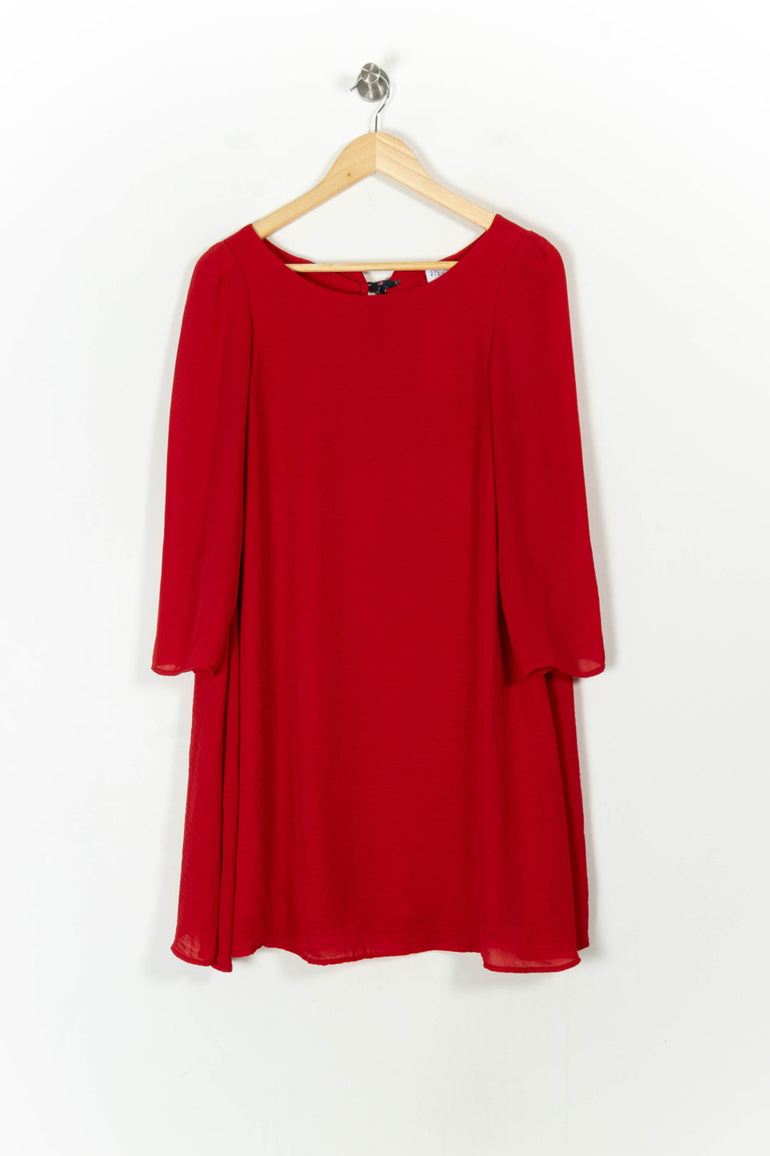 Robe Midi Rouge - Taille S/36 de la marque Claudie Pierlot | PARAD59600 - Vendu par Paradigme - Image 2